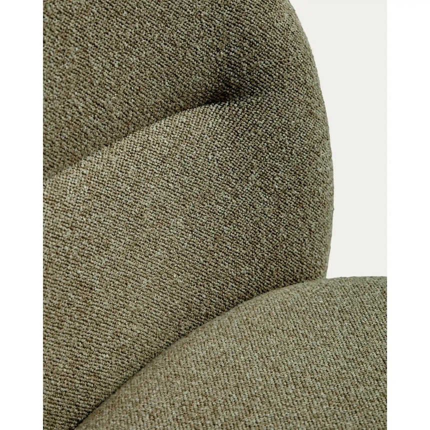 Hocker Arino aus Chenille und Metallbeinen, 65 cm von Kave Home – Bild 9
