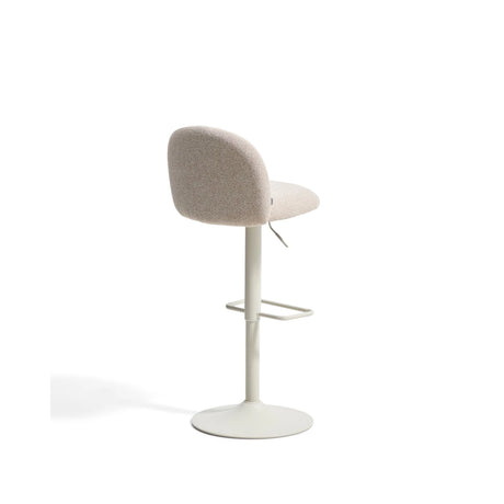 Hocker Arino mit beiger Chenille und beigen Metallbeinen, 65 cm von Kave Home – Bild 6