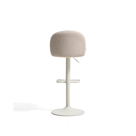 Hocker Arino mit beiger Chenille und beigen Metallbeinen, 65 cm von Kave Home – Bild 8