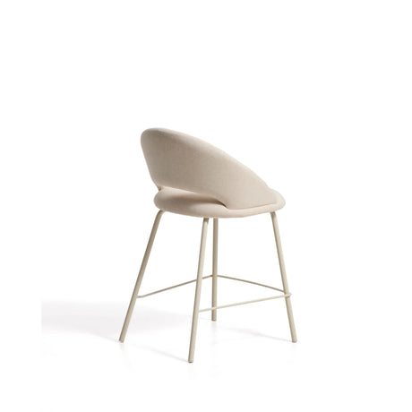 Hocker Bonali mit Chenille und Metallbeinen, FSC Mix Credit, 65 cm von Kave Home – Bild 5