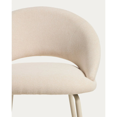 Hocker Bonali mit Chenille und Metallbeinen, FSC Mix Credit, 65 cm von Kave Home – Bild 8
