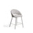 Hocker Bonali mit grauer Chenille und Beinen aus grauem Metall, FSC Mix Credit, 65 cm von Kave Home – Bild 1