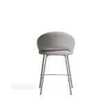 Hocker Bonali mit grauer Chenille und Beinen aus grauem Metall, FSC Mix Credit, 65 cm von Kave Home – Bild 7