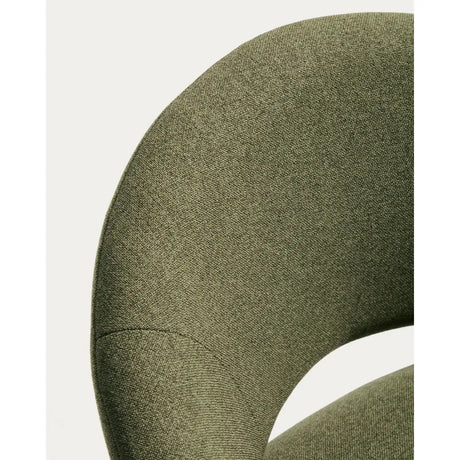 Hocker Bonali mit grüner Chenille und grünen Metallbeinen, FSC Mix Credit, 65 cm von Kave Home – Bild 10