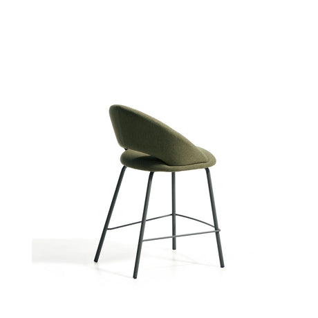Hocker Bonali mit grüner Chenille und grünen Metallbeinen, FSC Mix Credit, 65 cm von Kave Home – Bild 5