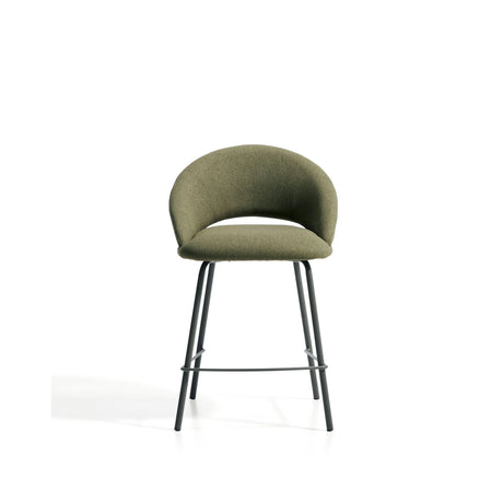 Hocker Bonali mit grüner Chenille und grünen Metallbeinen, FSC Mix Credit, 65 cm von Kave Home – Bild 6