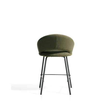Hocker Bonali mit grüner Chenille und grünen Metallbeinen, FSC Mix Credit, 65 cm von Kave Home – Bild 7