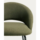 Hocker Bonali mit grüner Chenille und grünen Metallbeinen, FSC Mix Credit, 65 cm von Kave Home – Bild 8