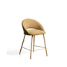 Hocker Bonali mit senfgelber Chenille und Beinen aus senfgelbem Metall, FSC Mix Credit, 65 cm von Kave Home – Bild 1
