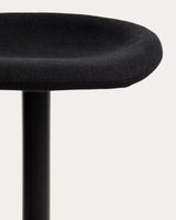Hocker Danua aus Chenille und Stahl, 68–89 cm, FSC 100 % von Kave Home – Bild 5