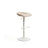 Hocker Danua mit beiger Chenille und mattweißem Stahl, 68–89 cm, FSC 100 % von Kave Home – Bild 1