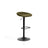 Hocker Danua mit grüner Chenille und mattschwarzem Stahl, 68–89 cm, FSC 100 % von Kave Home – Bild 1