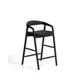 Hocker Derile aus massivem Eichenholz mit Finish und Papierseil 100% FSC 65 cm von Kave Home – Bild 1
