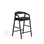 Hocker Derile aus massivem Eichenholz mit Finish und Papierseil 100% FSC 65 cm von Kave Home – Bild 1
