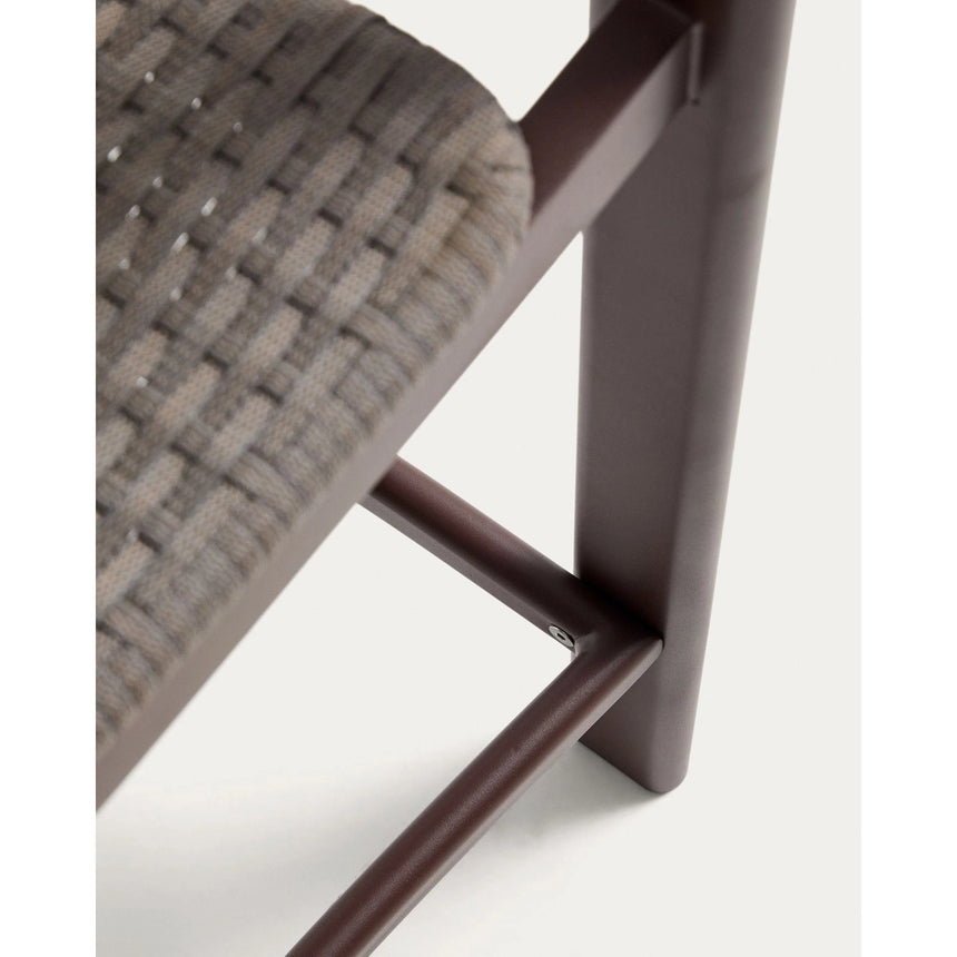 Hocker Erice aus Aluminium und Seil, 65 cm von Kave Home – Bild 11