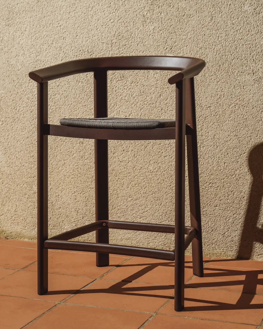 Hocker Erice aus Aluminium und Seil, 65 cm von Kave Home – Bild 3