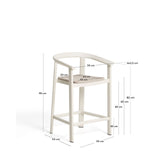 Hocker Erice aus Aluminium und ecrufarbenem Seil, 65 cm von Kave Home – Bild 5