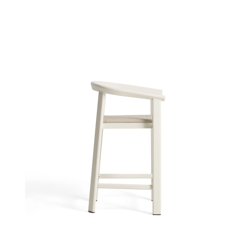 Hocker Erice aus Aluminium und ecrufarbenem Seil, 65 cm von Kave Home – Bild 6