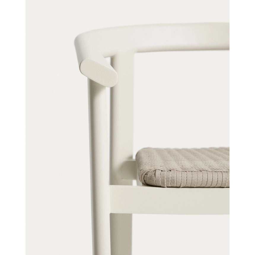 Hocker Erice aus Aluminium und ecrufarbenem Seil, 65 cm von Kave Home – Bild 9