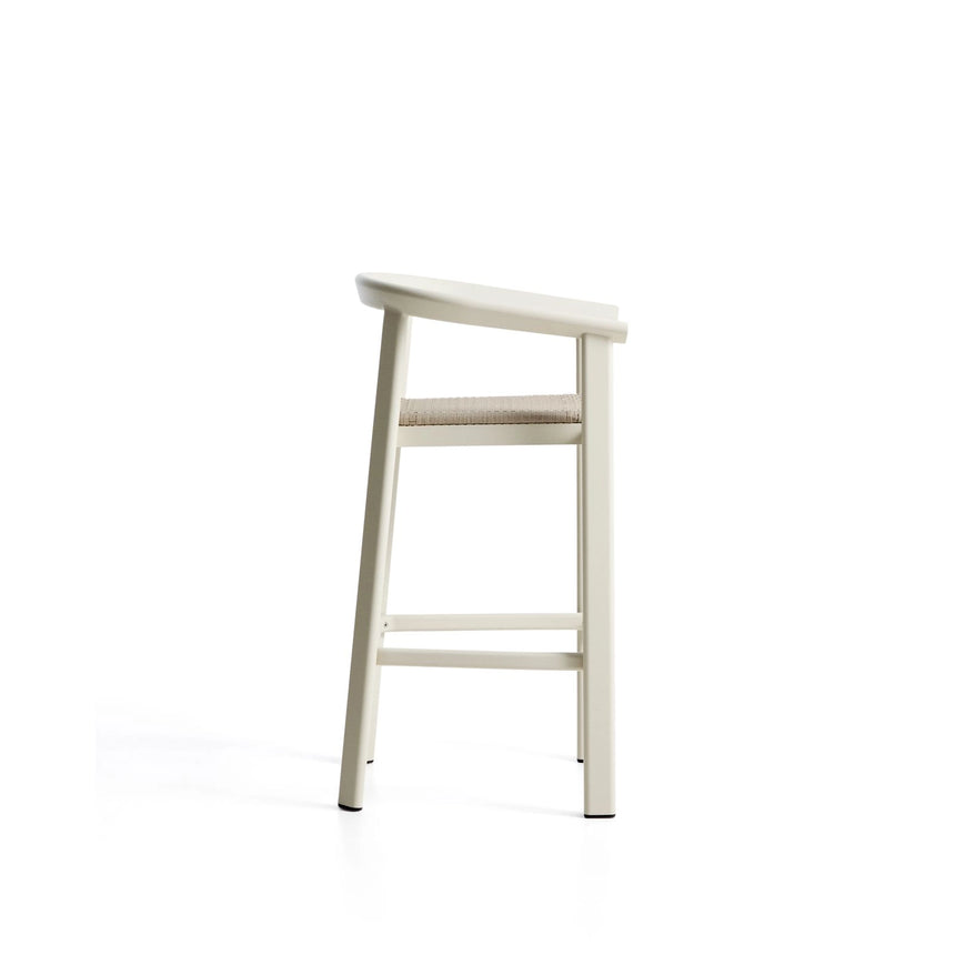 Hocker Erice aus Aluminium und ecrufarbenem Seil, 75 cm von Kave Home – Bild 1