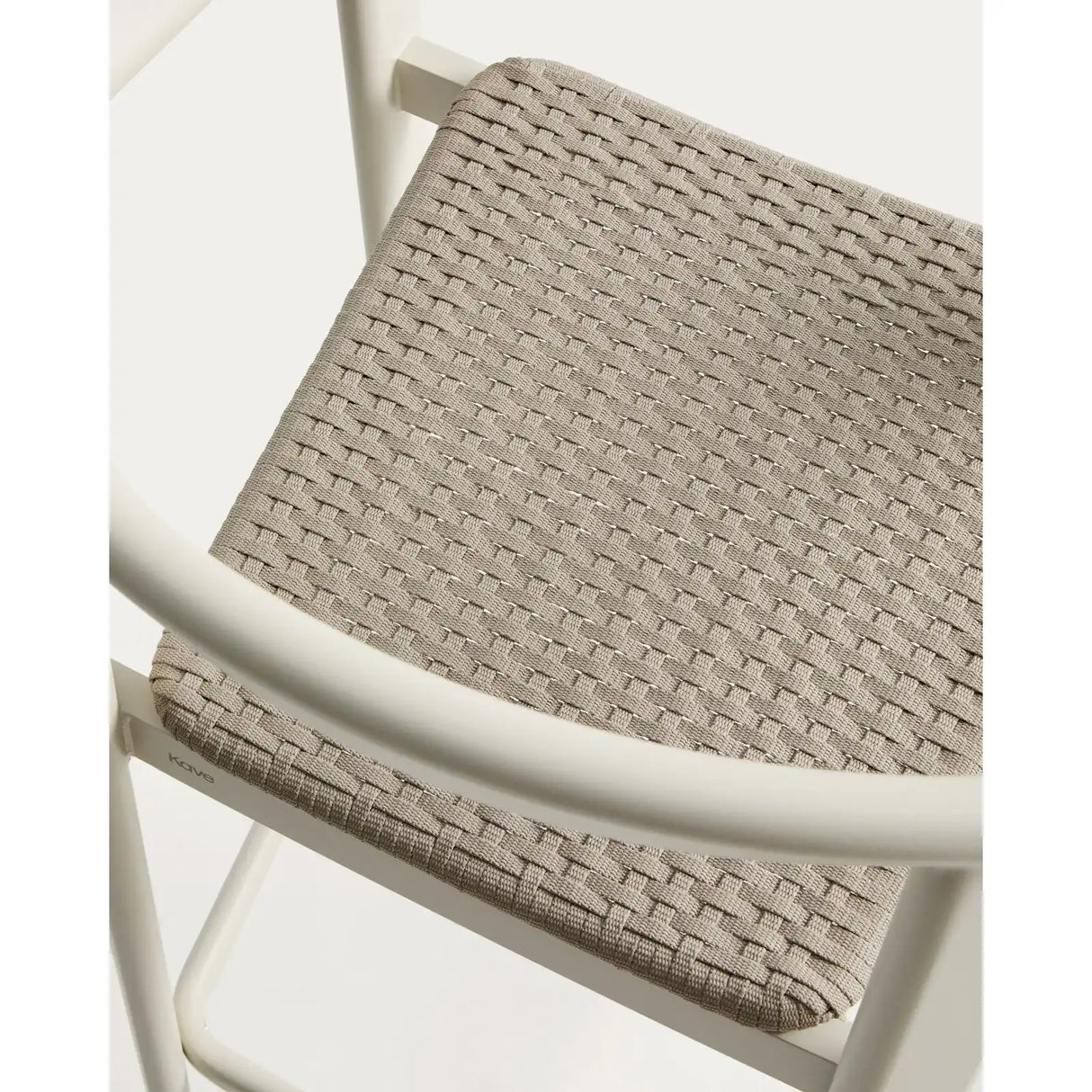 Hocker Erice aus Aluminium und ecrufarbenem Seil, 75 cm von Kave Home – Bild 11