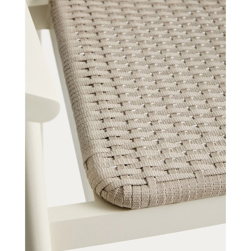 Hocker Erice aus Aluminium und ecrufarbenem Seil, 75 cm von Kave Home – Bild 8