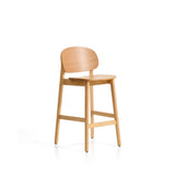 Hocker Ludara aus Eichenfurnier, 65 cm von Kave Home – Bild 1