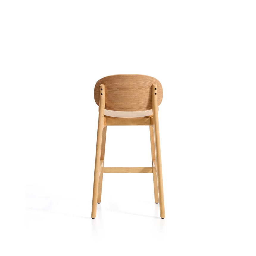 Hocker Ludara aus Eichenfurnier, 65 cm von Kave Home – Bild 7