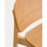 Hocker Ludara aus Eichenfurnier, 65 cm von Kave Home – Bild 9