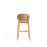 Hocker Ludara aus Eichenfurnier mit beiger Chenille, 65 cm von Kave Home – Bild 7