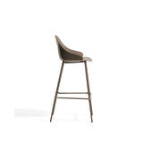 Hocker Sanile mit Stahlbeinen mit braunem Finish, 74 cm von Kave Home – Bild 4