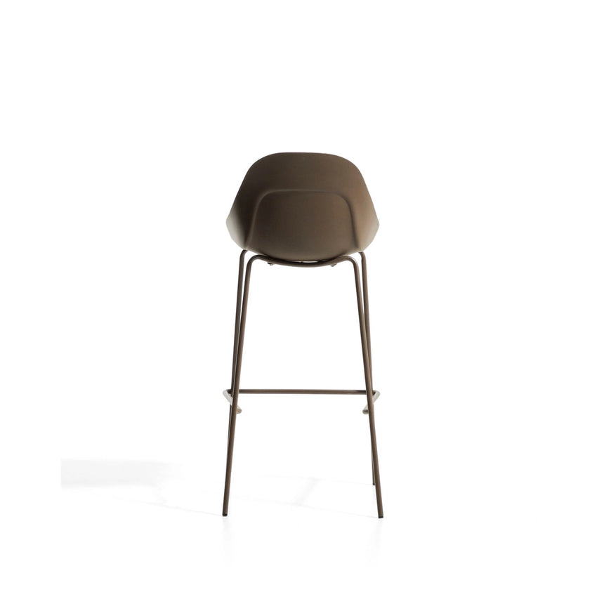 Hocker Sanile mit Stahlbeinen mit braunem Finish, 74 cm von Kave Home – Bild 7