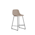 Hocker Zahara mit Chenille und Stahlbeinen mit schwarzem Finish, 65 cm, FSC 100 % von Kave Home – Bild 1