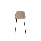 Hocker Zahara mit Chenille und Stahlbeinen mit schwarzem Finish, 65 cm, FSC 100 % von Kave Home – Bild 5