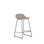 Hocker Zahara mit Chenille und Stahlbeinen mit schwarzem Finish, 76 cm, FSC 100 % von Kave Home – Bild 1