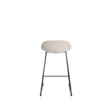 Hocker Zahara mit beiger Chenille und Stahlbeinen mit schwarzem Finish, 65 cm, FSC 100 % von Kave Home – Bild 5