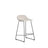 Hocker Zahara mit beiger Chenille und Stahlbeinen mit schwarzem Finish, 76 cm, FSC 100 % von Kave Home – Bild 1