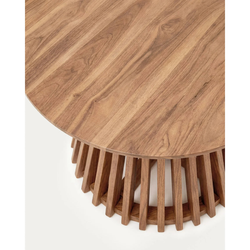 Jeanette Beistelltisch aus massivem Teakholz Ø 50 cm von Kave Home – Bild 7