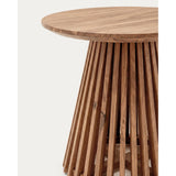 Jeanette Beistelltisch aus massivem Teakholz Ø 50 cm von Kave Home – Bild 8