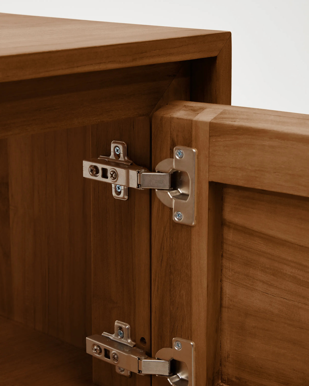 Kenta Badezimmermöbel aus massivem Teakholz mit natürlichem Finish 90 x 45 cm von Kave Home – Produktbild 1