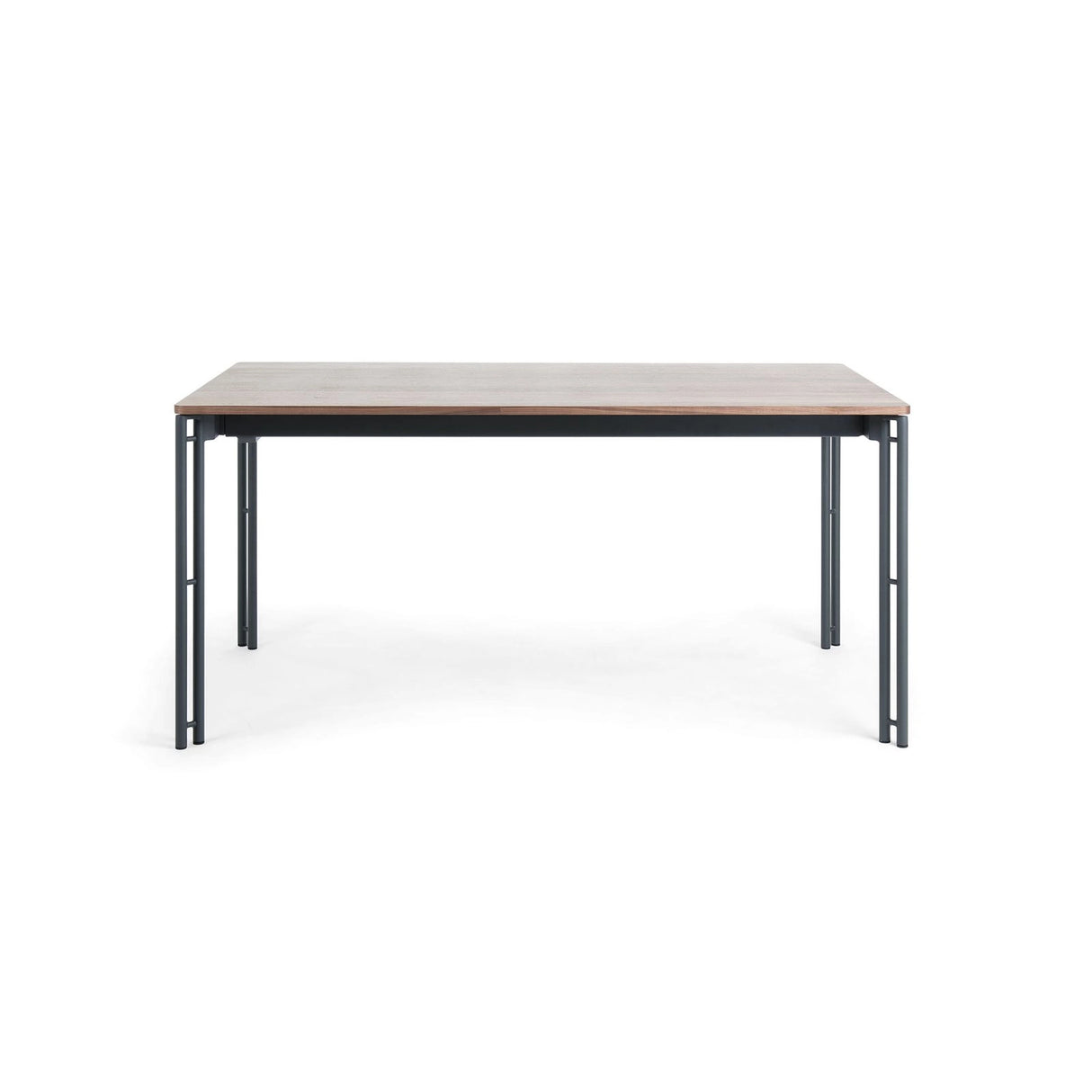 Kesia Ausziehtisch Nussholzfurnier und Beine mit schwarzem Finish 160 (220) x 90 cm von Kave Home – Produktbild 6