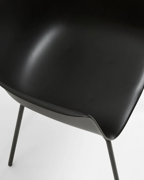 Khasumi Stuhl schwarz von Kave Home – Produktbild 7