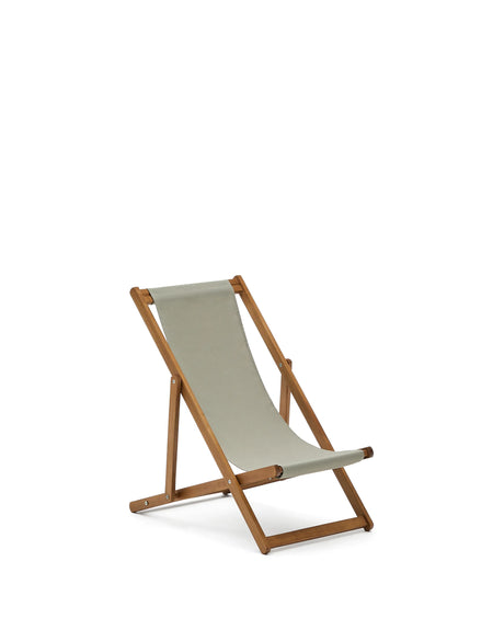 Klappbarer Outdoor-Liegestuhl Adredna für Kinder in Grün aus massivem Akazienholz FSC 100 % von Kave Home – Produktbild 8