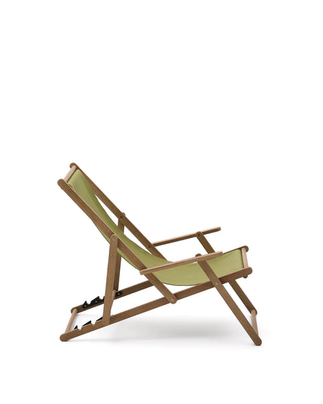 Klappbarer Outdoor-Liegestuhl Vilara in Grün aus massivem Akazienholz FSC 100% von Kave Home – Produktbild 10