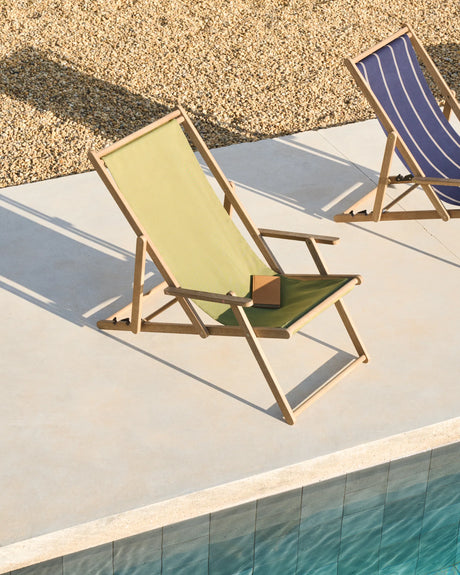 Klappbarer Outdoor-Liegestuhl Vilara in Grün aus massivem Akazienholz FSC 100% von Kave Home – Produktbild 7