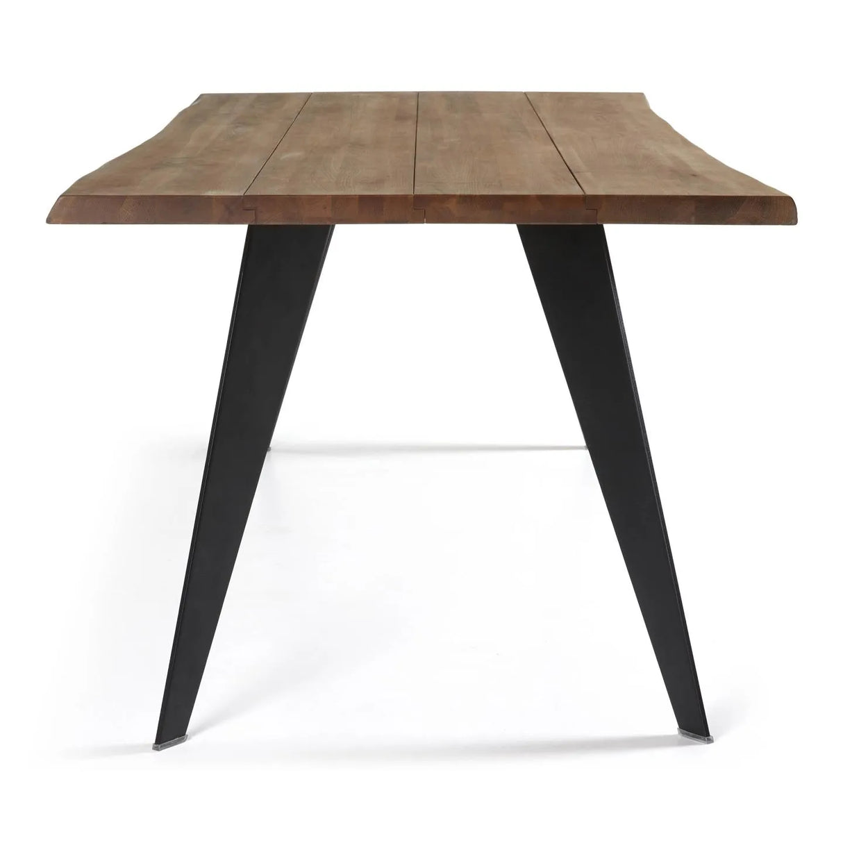 Koda Tisch Eichenfurnier mit Antikfinish und Stahlbeinen mit schwarzem Finish 180 x 100 cm von Kave Home – Produktbild 5