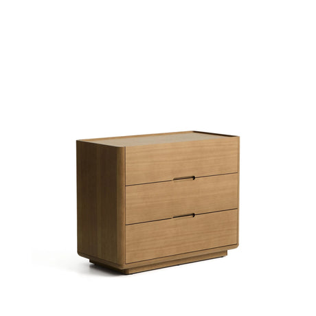 Kommode Arelida aus Furnier und massivem Eichenholz mit hellbraunem Finish 100 x 80 cm FSC Mix Credit von Kave Home – Bild 4