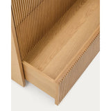 Kommode Helvine 3 Schubladen aus Eichenfurnier 90 x 78 cm FSC 100% von Kave Home – Bild 9