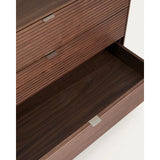 Kommode Norlen in Nussbaumfurnier mit 3 Schubladen, FSC Mix Credit 107 x 75 cm von Kave Home – Produktbild 6