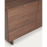 Kommode Norlen in Nussbaumfurnier mit 6 Schubladen, FSC Mix Credit, 112 x 73 cm von Kave Home – Produktbild 5